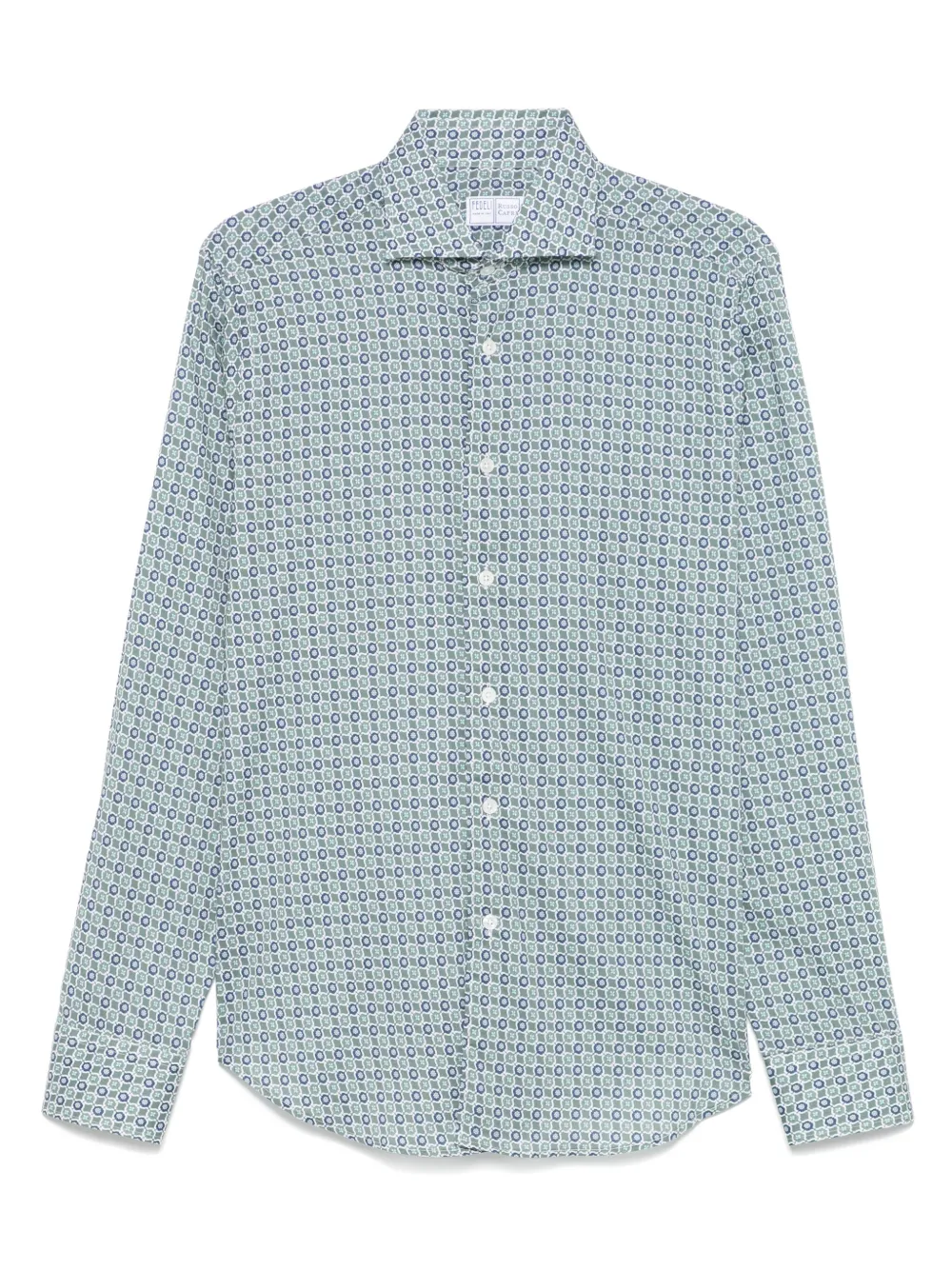 Fedeli floral-print shirt | Green | Image 1