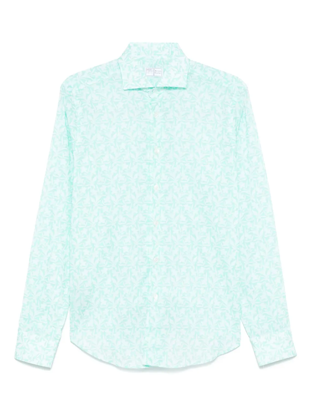 Fedeli floral-print shirt | Green | Image 1