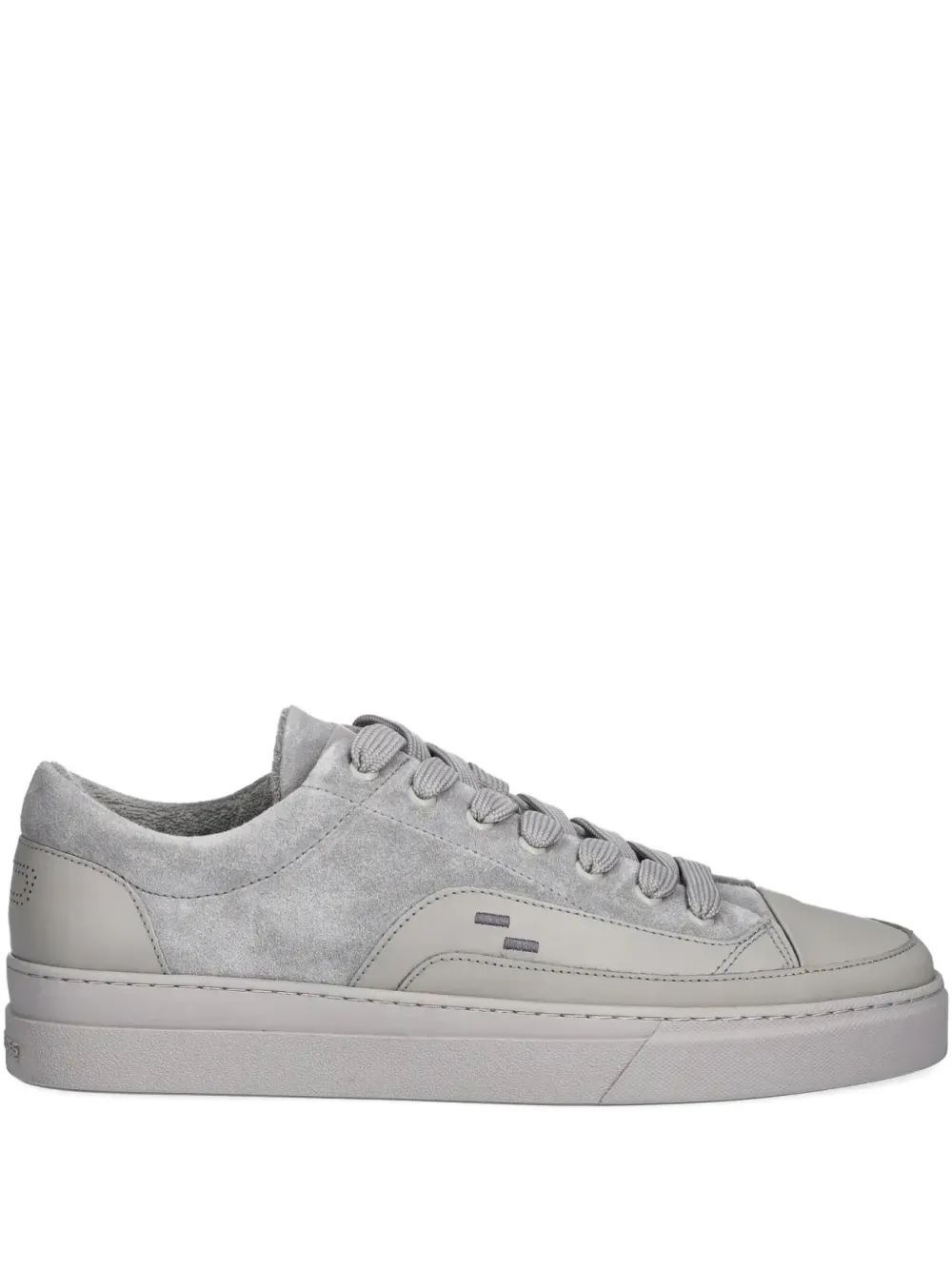 Filling Pieces Riviera Mix suede panelled sneakers Grey
