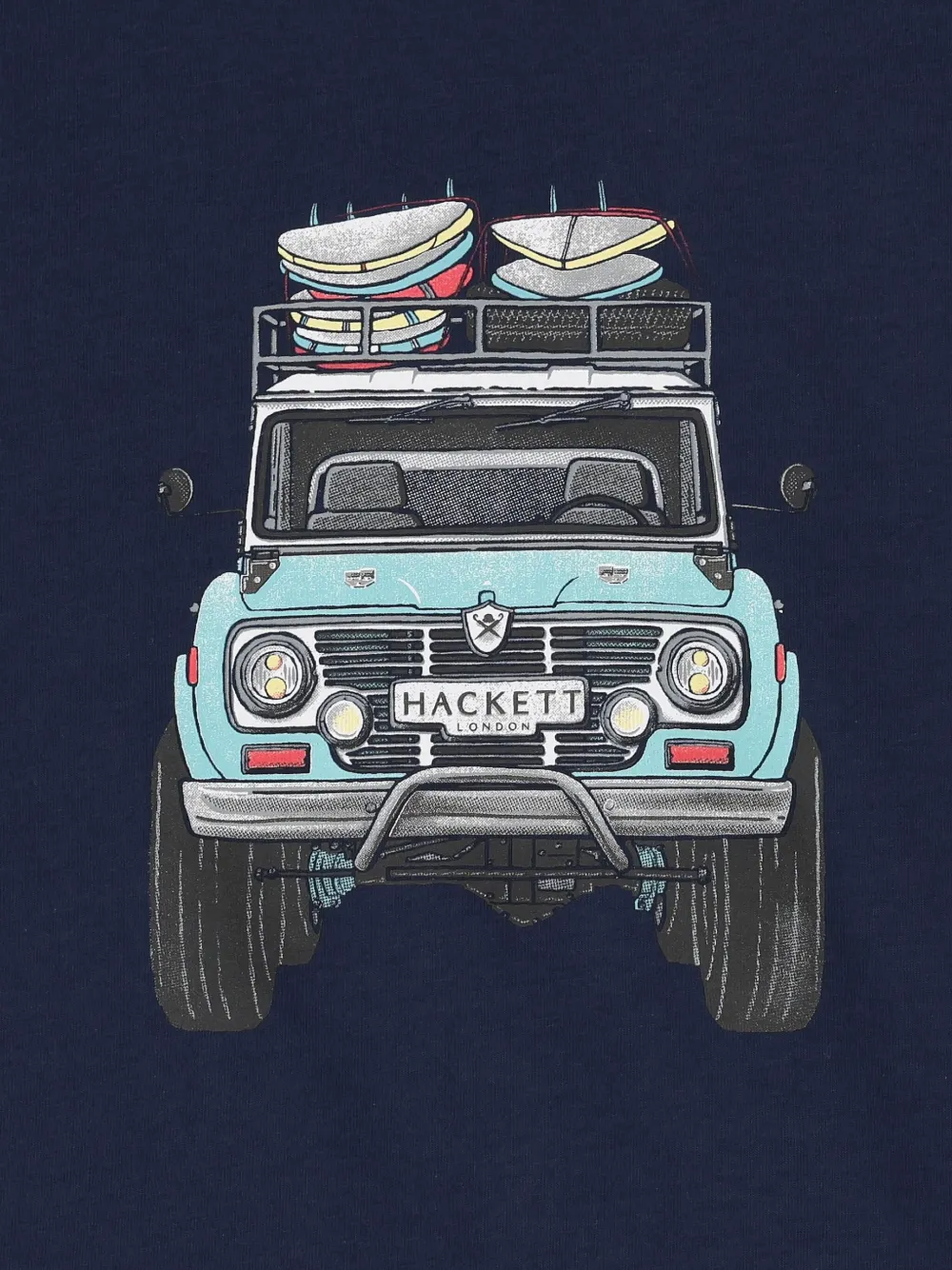 Hackett Kids T-shirt met logo Blauw