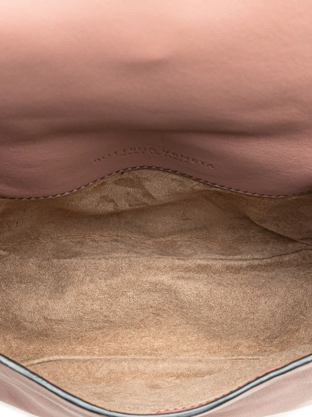 Pre-owned Bottega Veneta 2012-2024 Small Nappa Intrecciato Nodini Flap Crossbody Bag