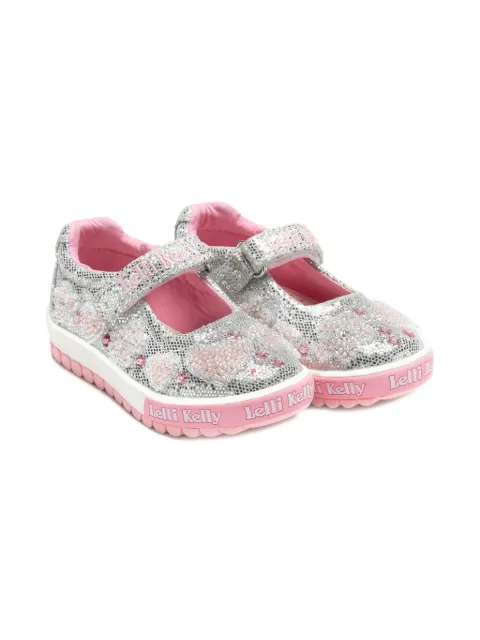 Lelli Kelly bead-embellished ballerina shoes
