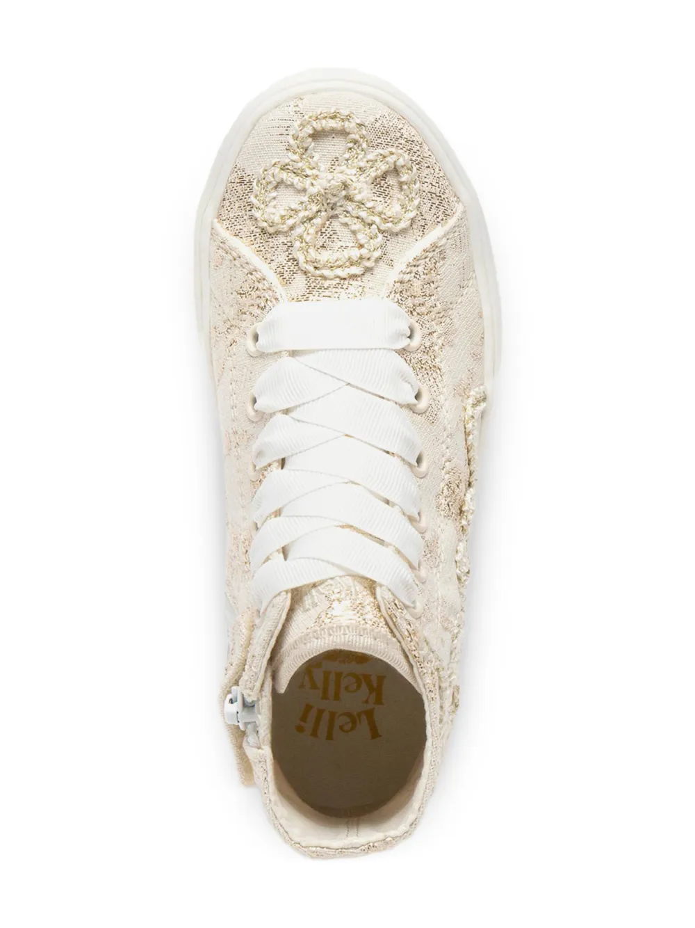 Lelli Kelly embroidered boots Neutrals