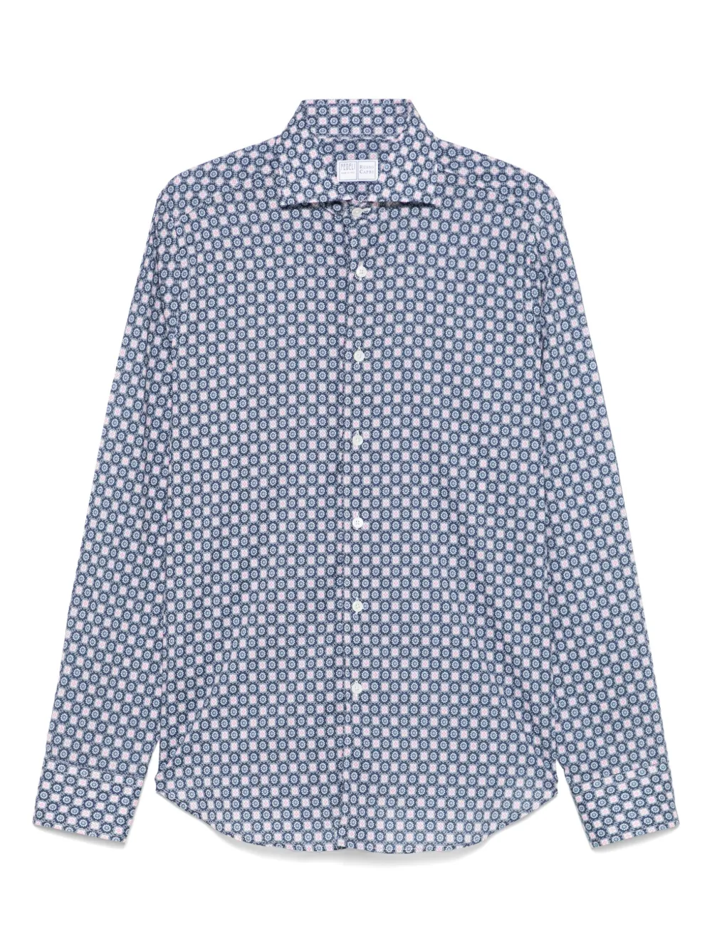 Fedeli Hemd mit Blumen-Print | Blau | Image 1