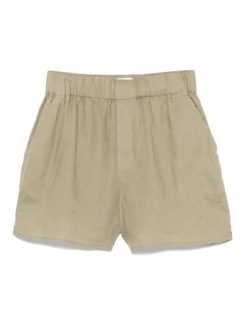Closed linen shorts