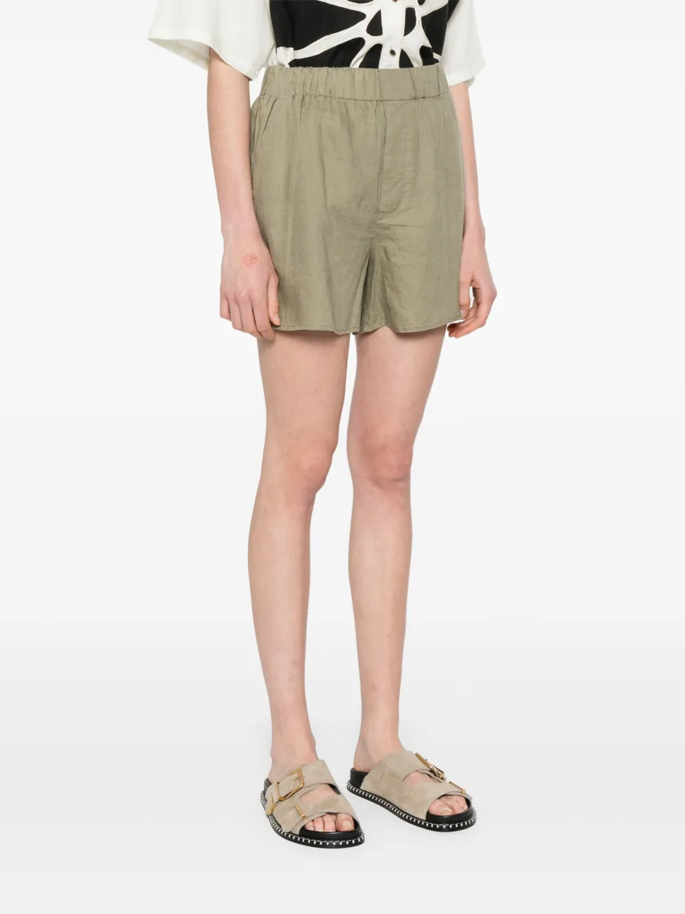 CLOSED LINEN SHORTS 