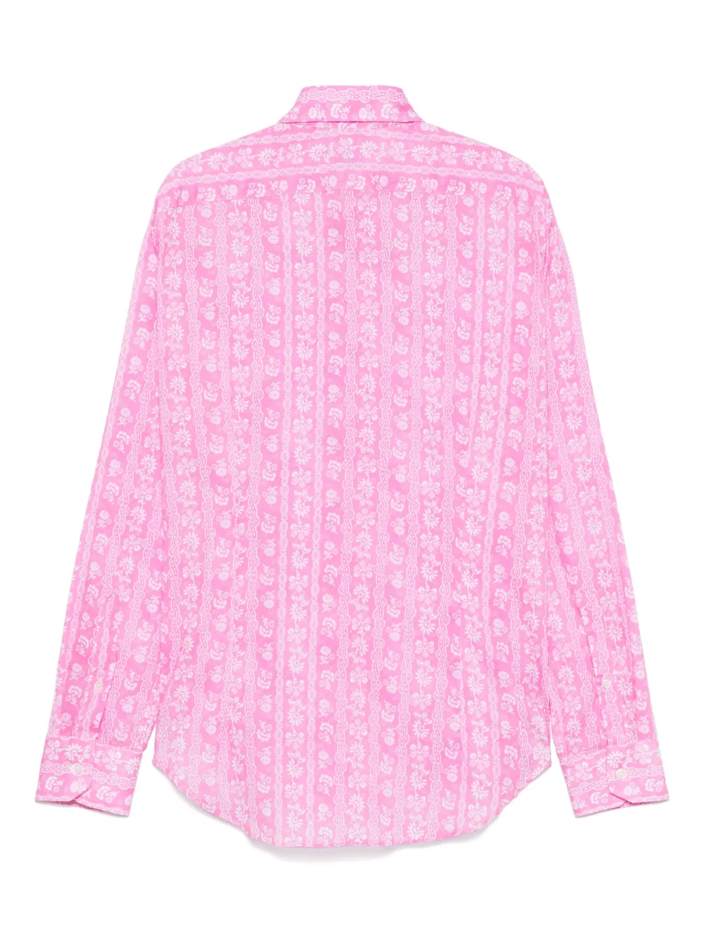 Fedeli floral-print shirt - Roze