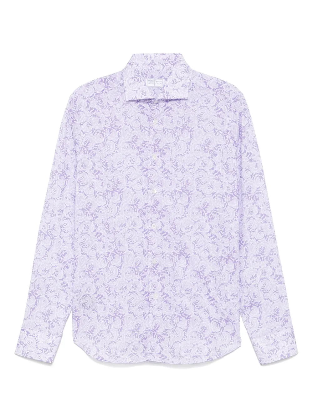 Fedeli floral-print shirt | Purple | Image 1