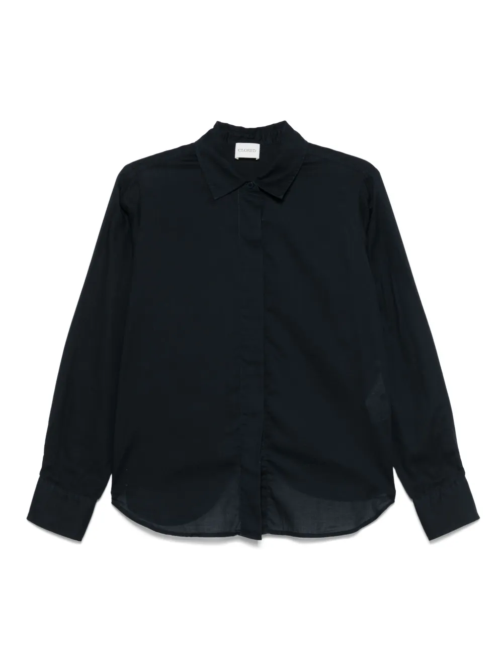 Closed Katoenen blouse Blauw