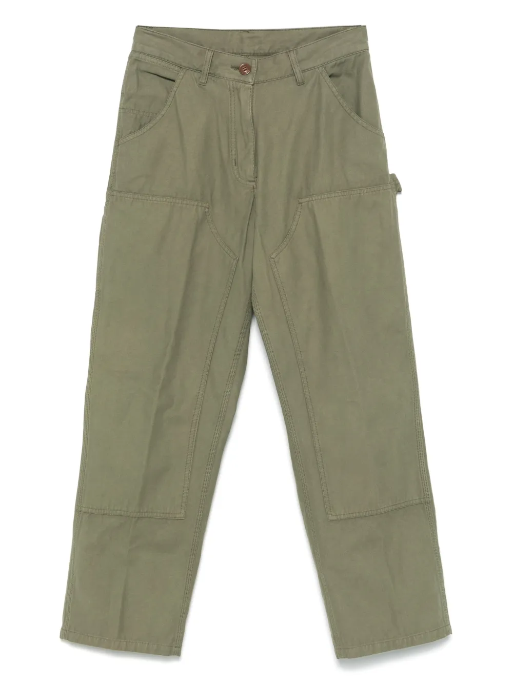 Filson logo-patch trousers | Green | Image 1