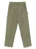Filson logo-patch trousers - Green