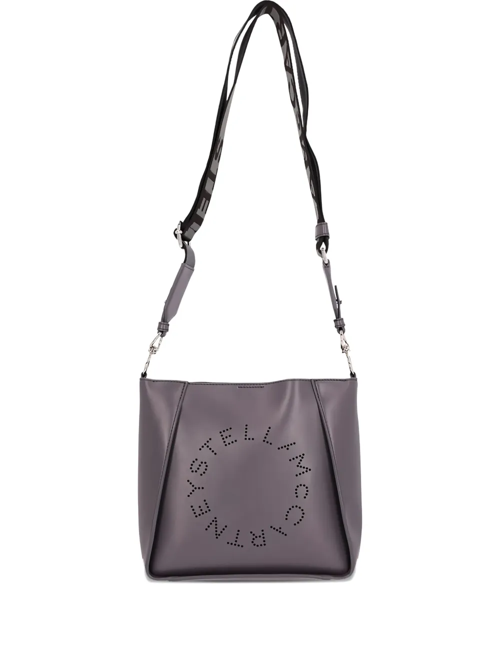 circular-logo crossbody bag