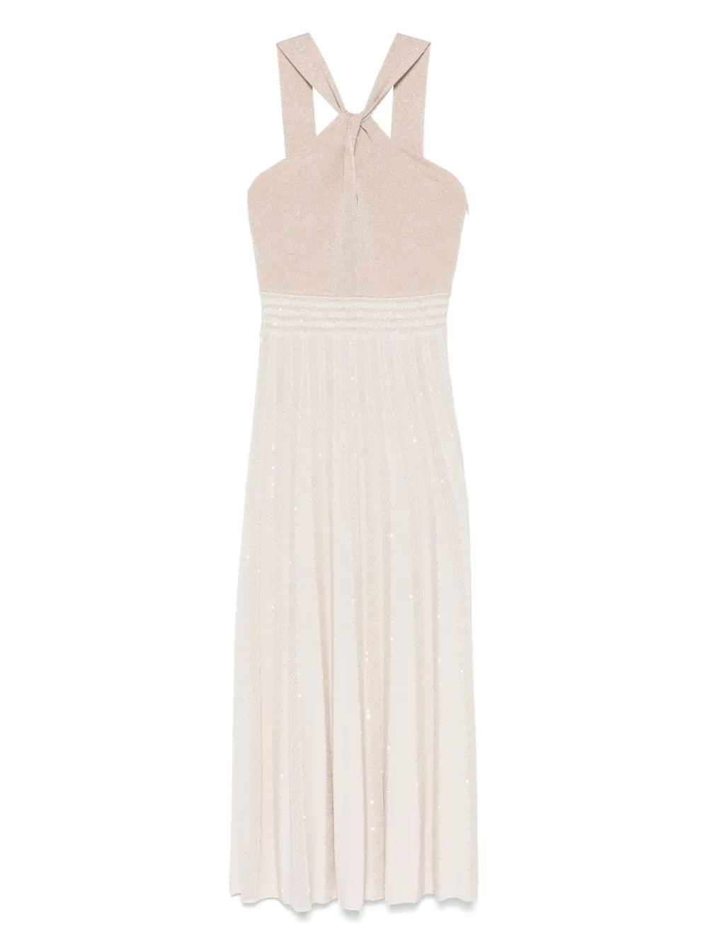 fine-knit midi dress