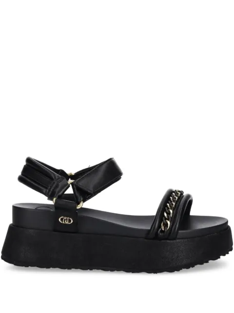 LIU JO 65mm logo-plaque sandals 