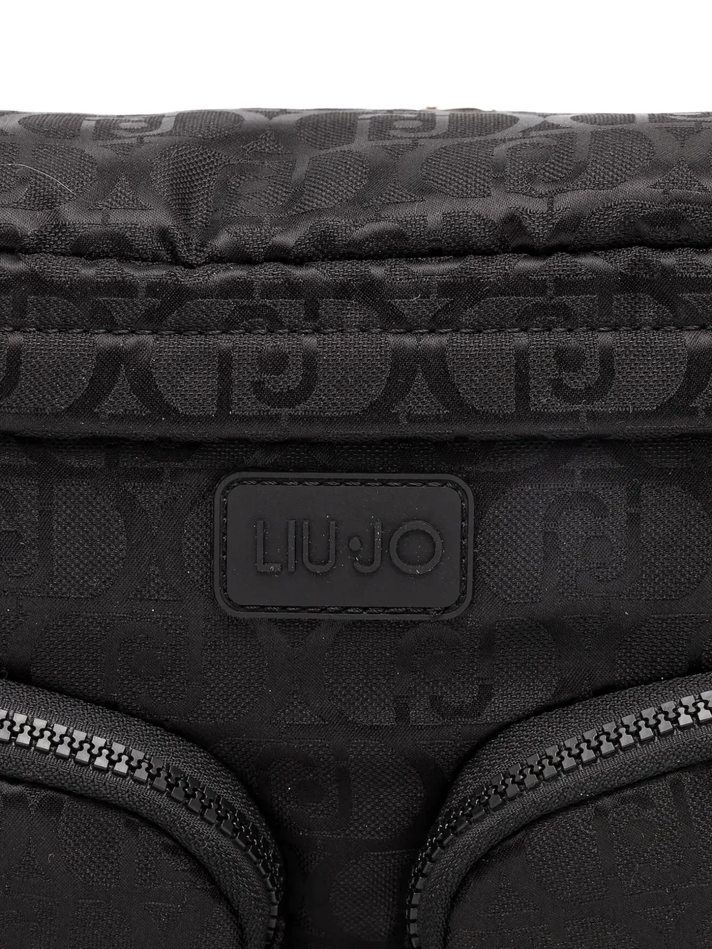 LIU JO logo-pattern belt bag - Zwart