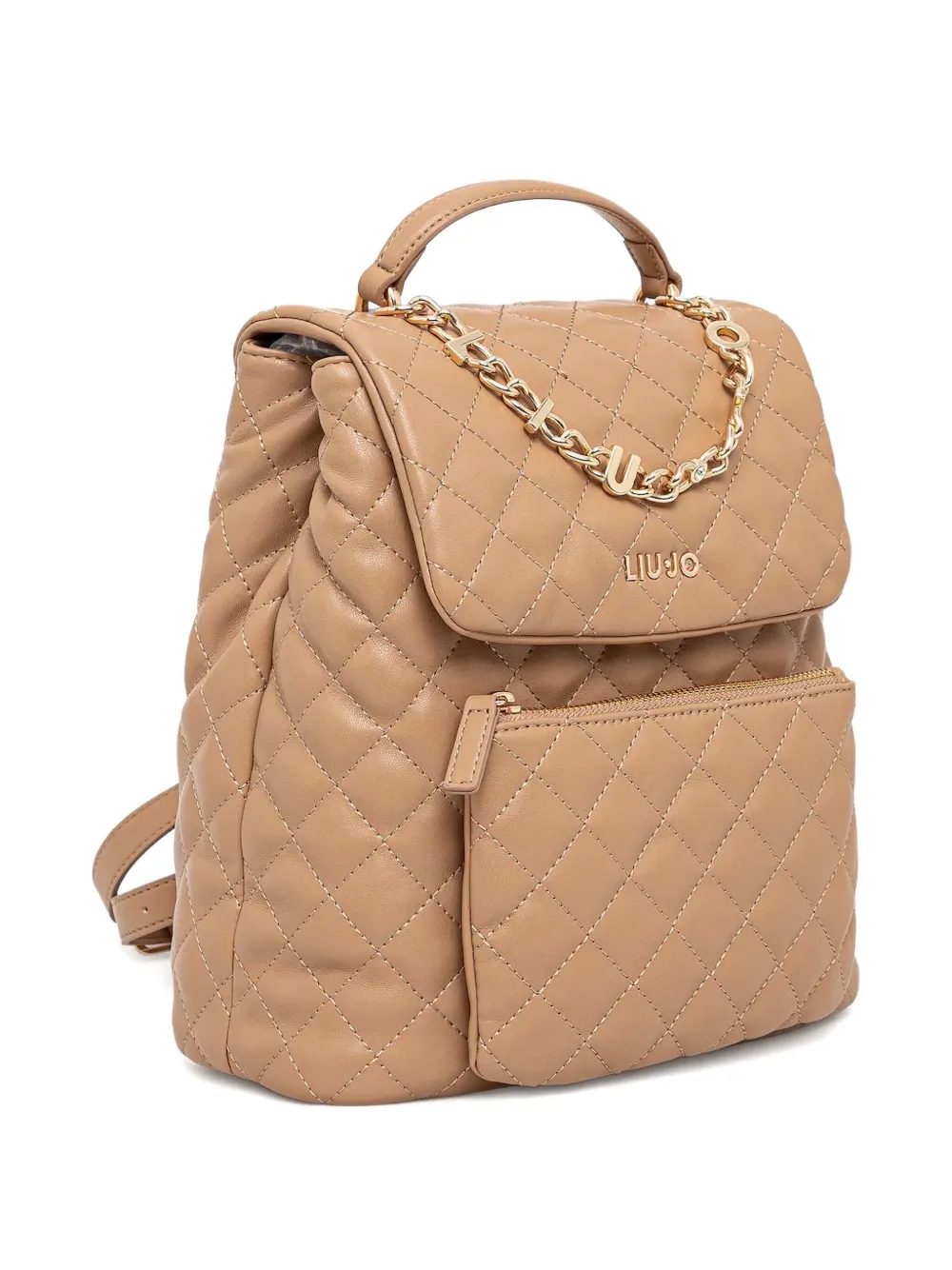 LIU JO quilted backpack - Beige
