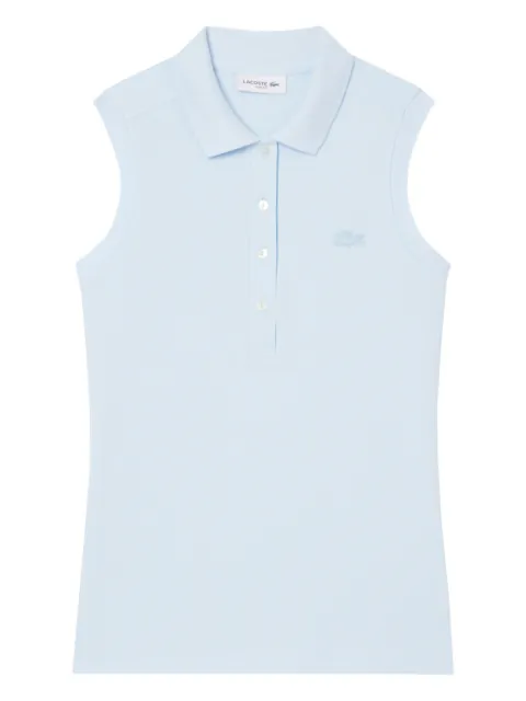 Lacoste logo-appliqué tank top