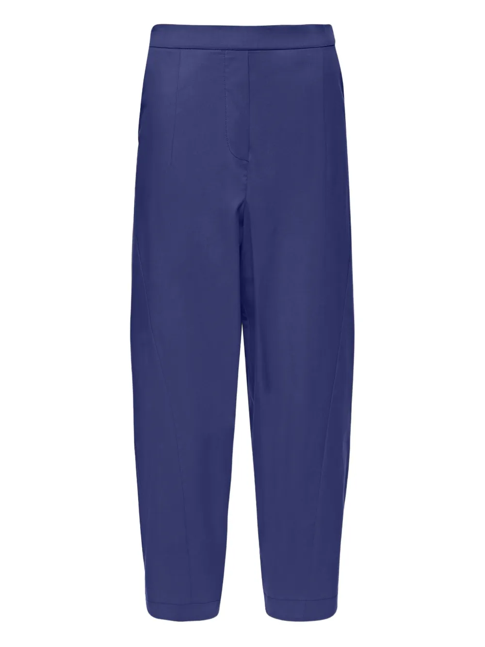 Elena Miro' Elastic-waistband Trousers In Blue