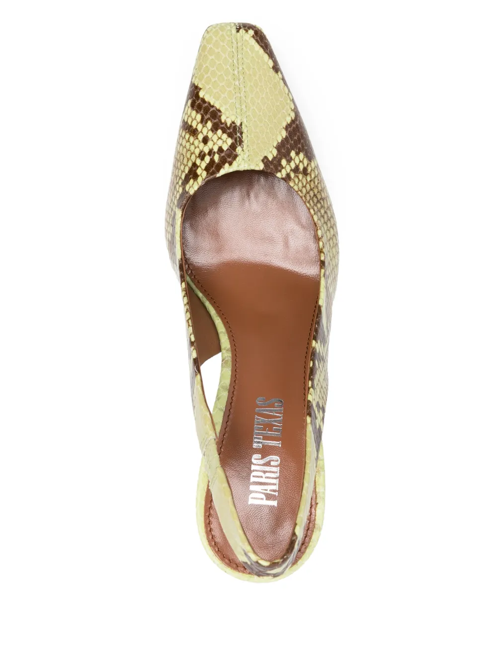 Paris Texas 80mm leather pumps Green