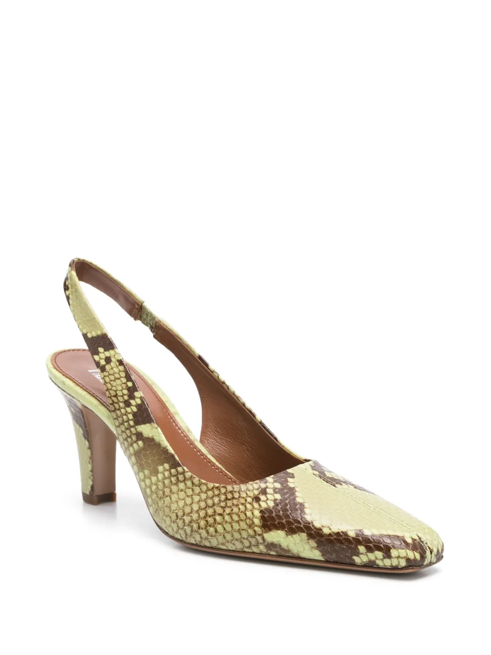 Paris Texas 80mm leather pumps Green