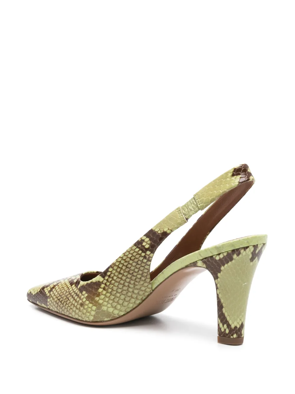 Paris Texas 80mm leather pumps Green