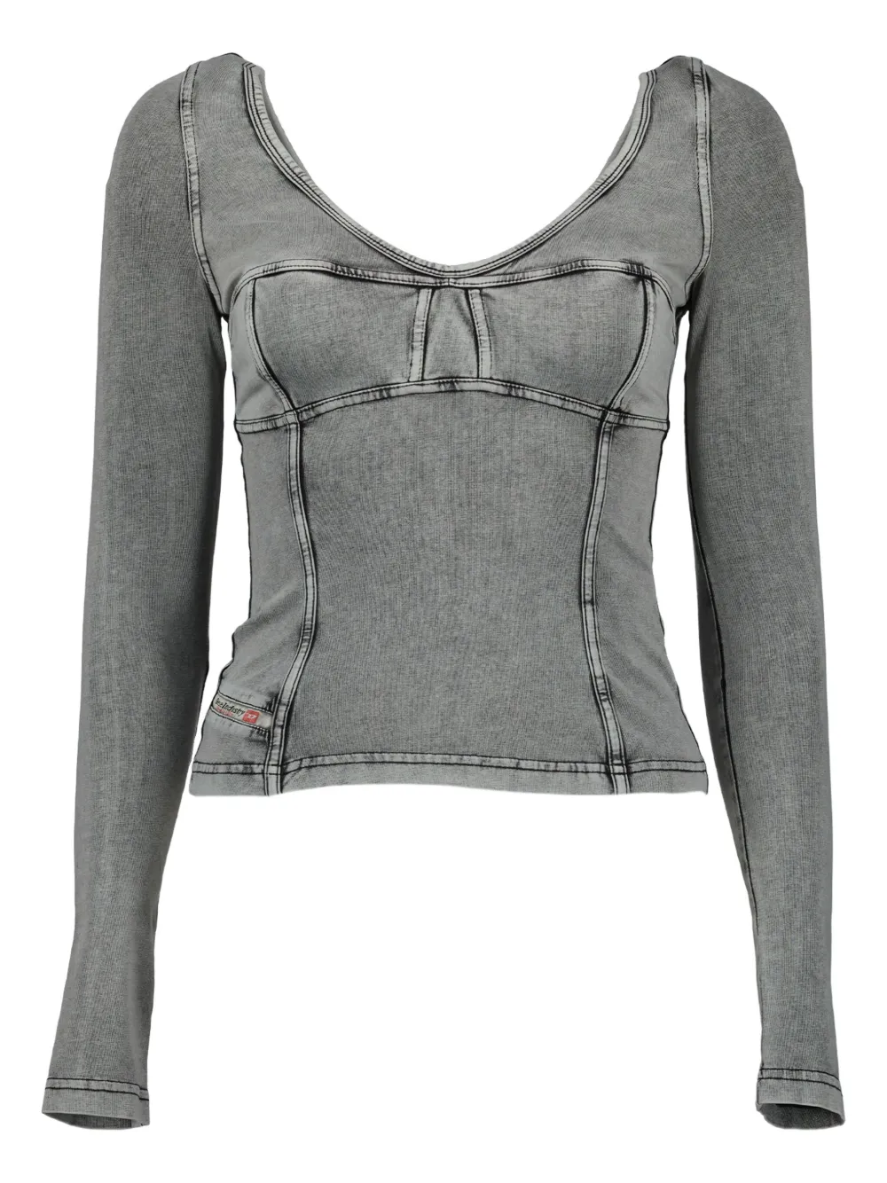 Diesel Jersey T-shirt Grijs