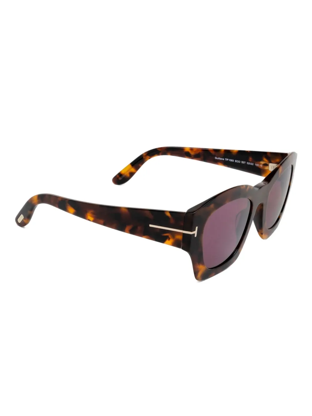 TOM FORD GUILLIANA Dark Havana Bruin