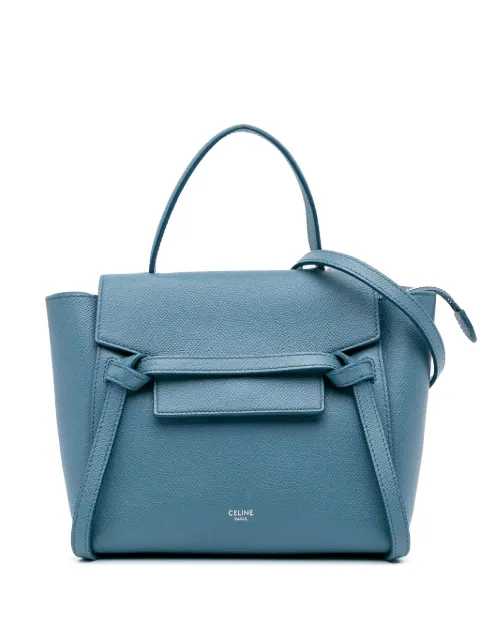 Céline Pre-Owned bolsa satchel nano de piel de becerro granulada 2019