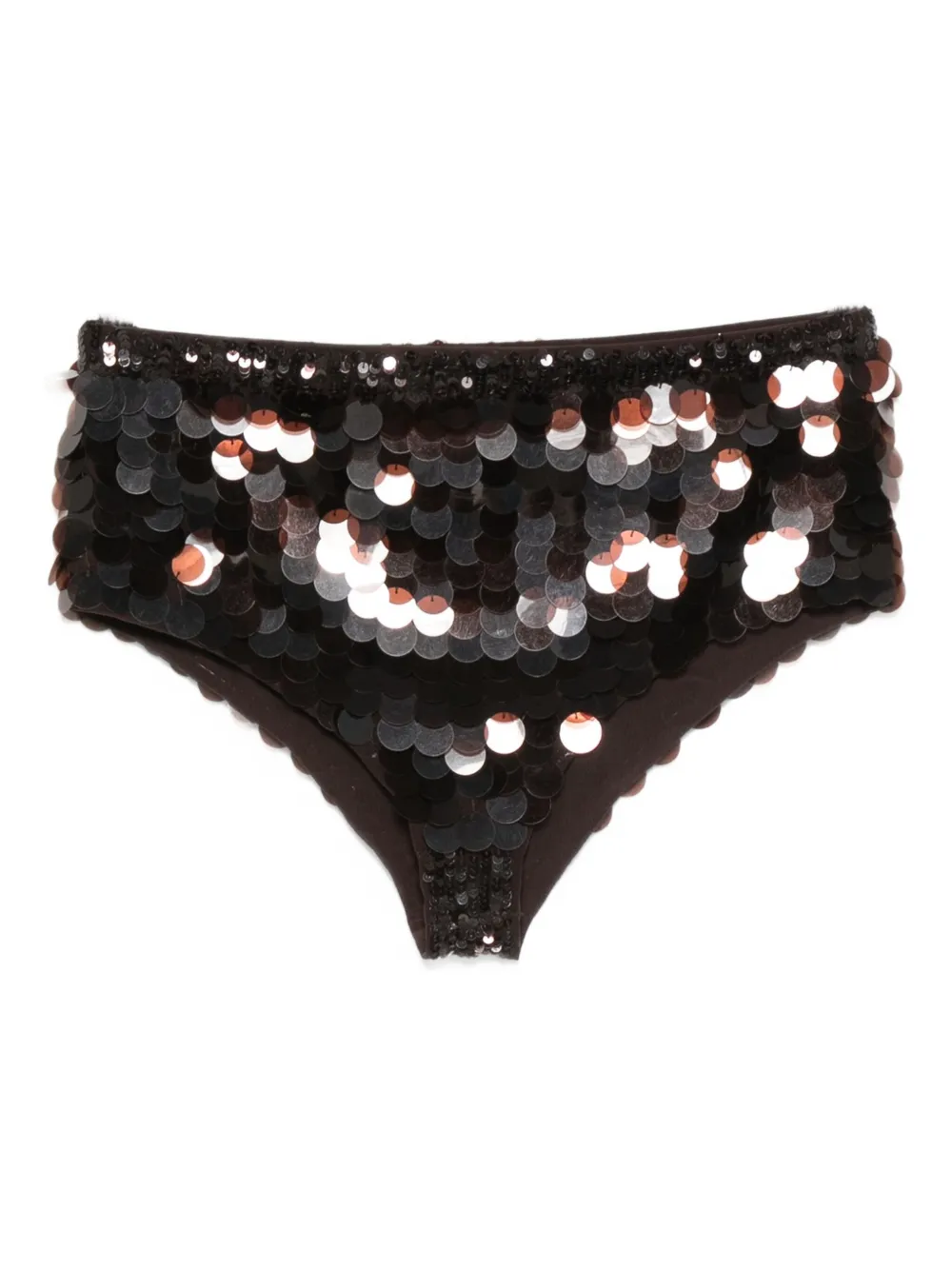P.A.R.O.S.H. sequin-embellished shorts Bruin