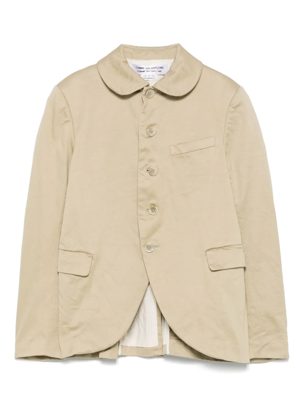 Comme Des Garçons Comme Des Garçons Katoenen blazer Beige