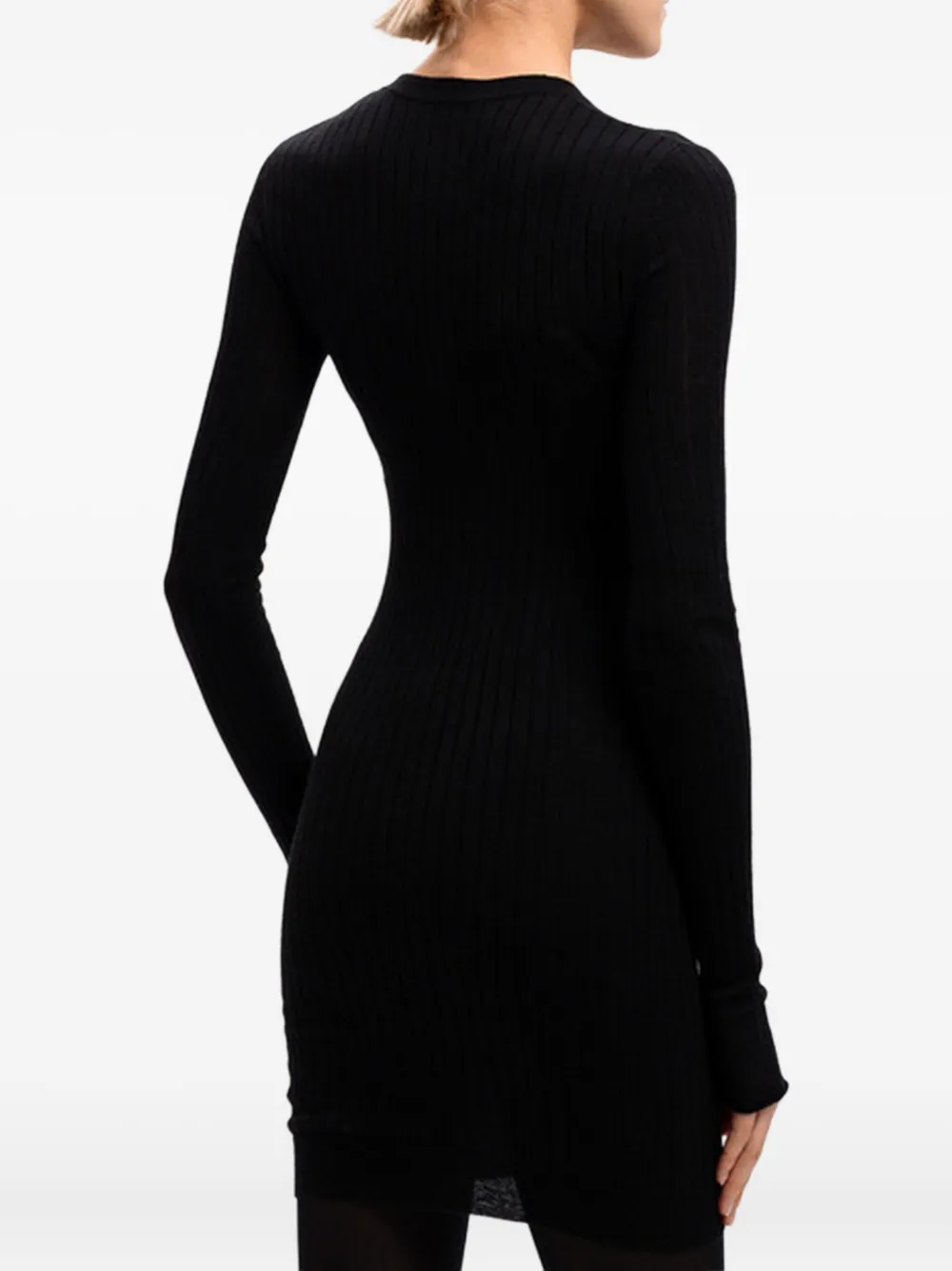 The Attico Kasjmier mini-jurk Zwart