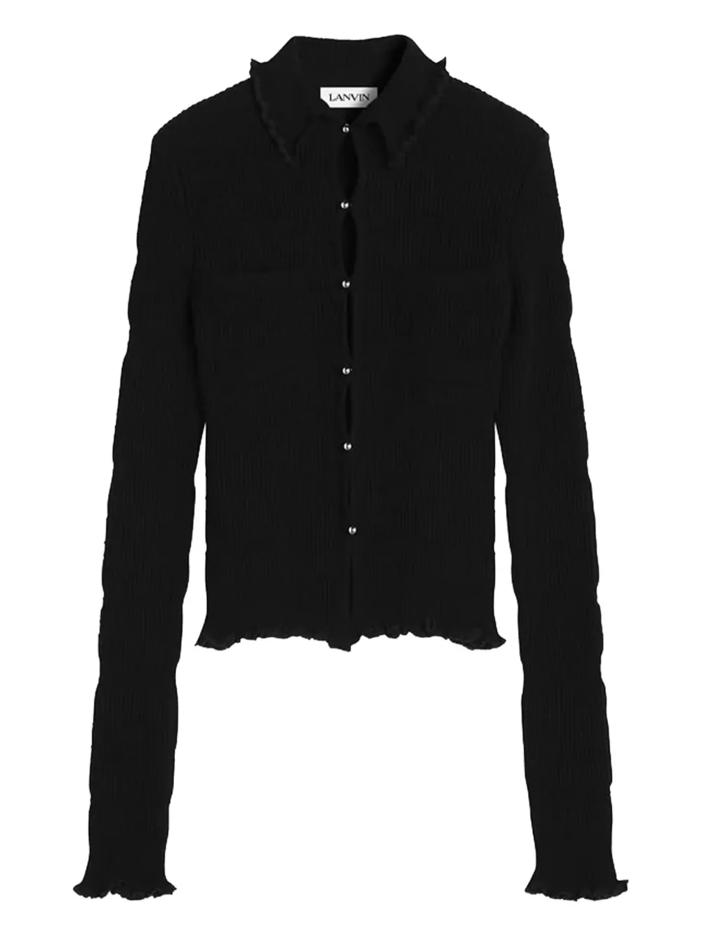 Lanvin Katoenen vest Zwart