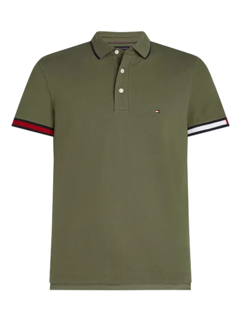 Tommy Hilfiger logo-embroidered polo shirt