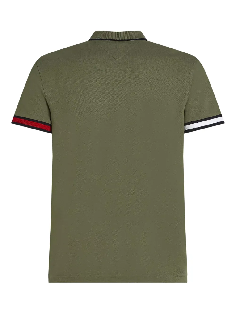 Tommy Hilfiger logo-embroidered polo shirt - Groen