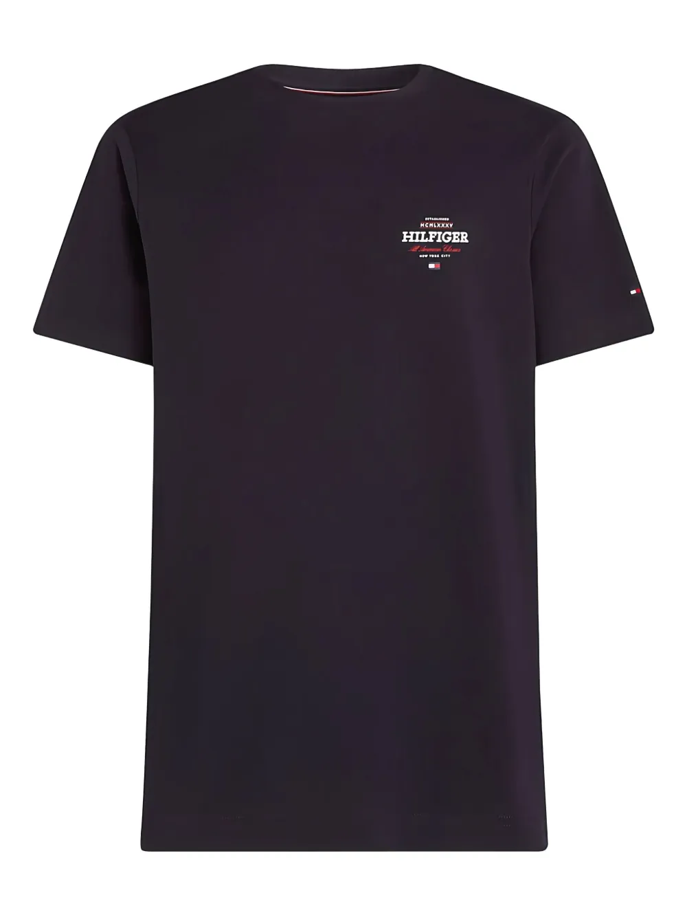 logo-embroidered crew-neck T-shirt