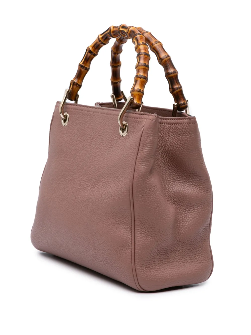 Gucci Pre-Owned Borsa shopper piccola in pelle di vitello con dettagli in bambù 2000-2015 | Borse | Image 2