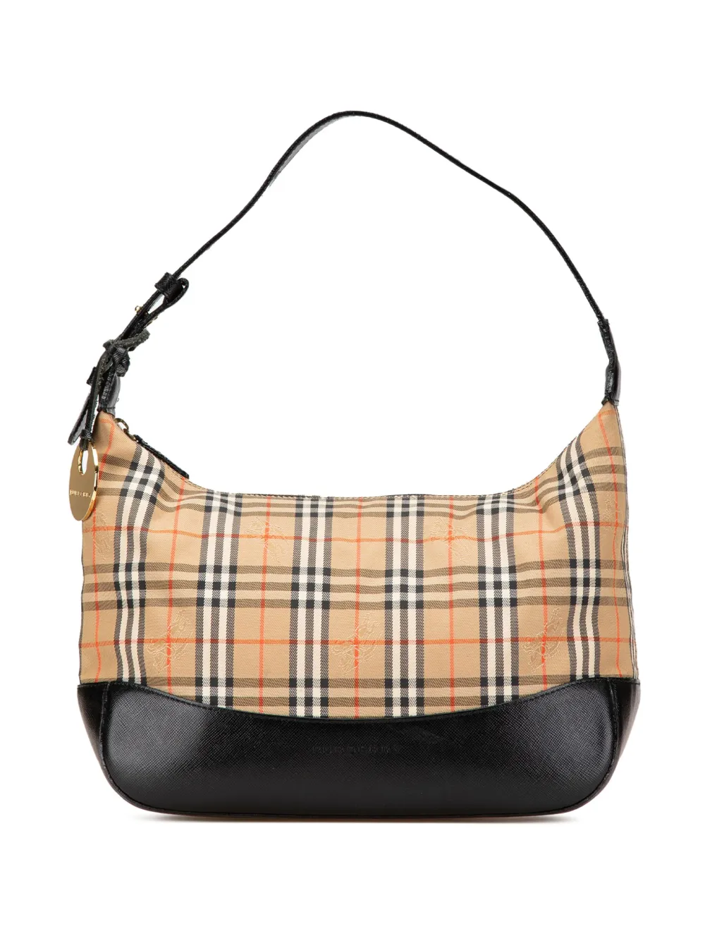 Burberry Pre-Owned 2000-2017 Haymarket Check Canvas shoulder bag | Brown | Image 1