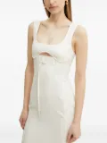 Patrizia Pepe cut-out mini dress - White