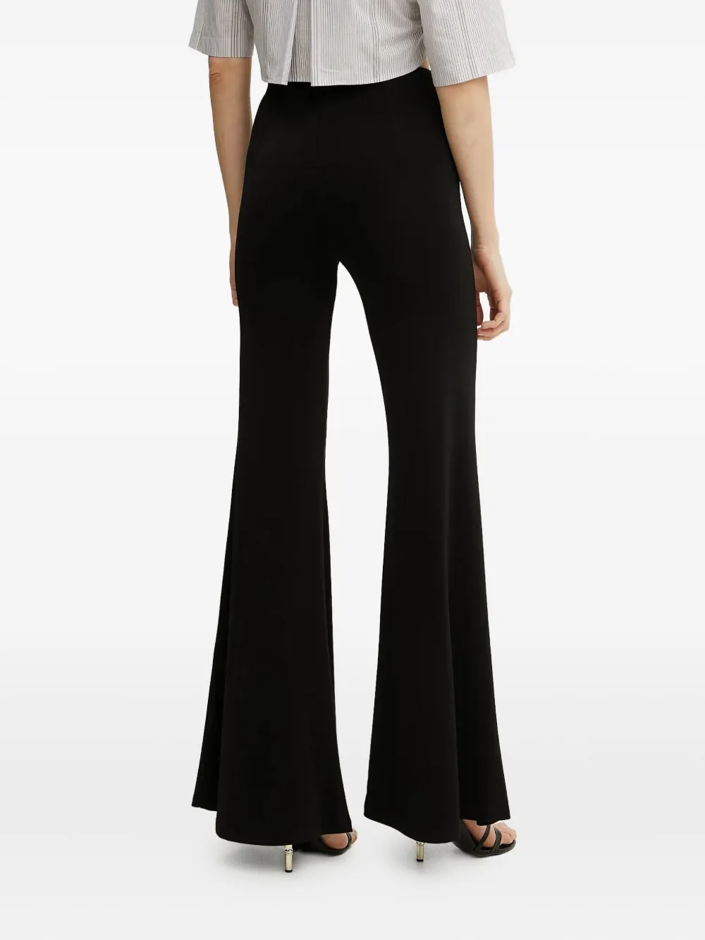 Patrizia Pepe Broek met logo Zwart