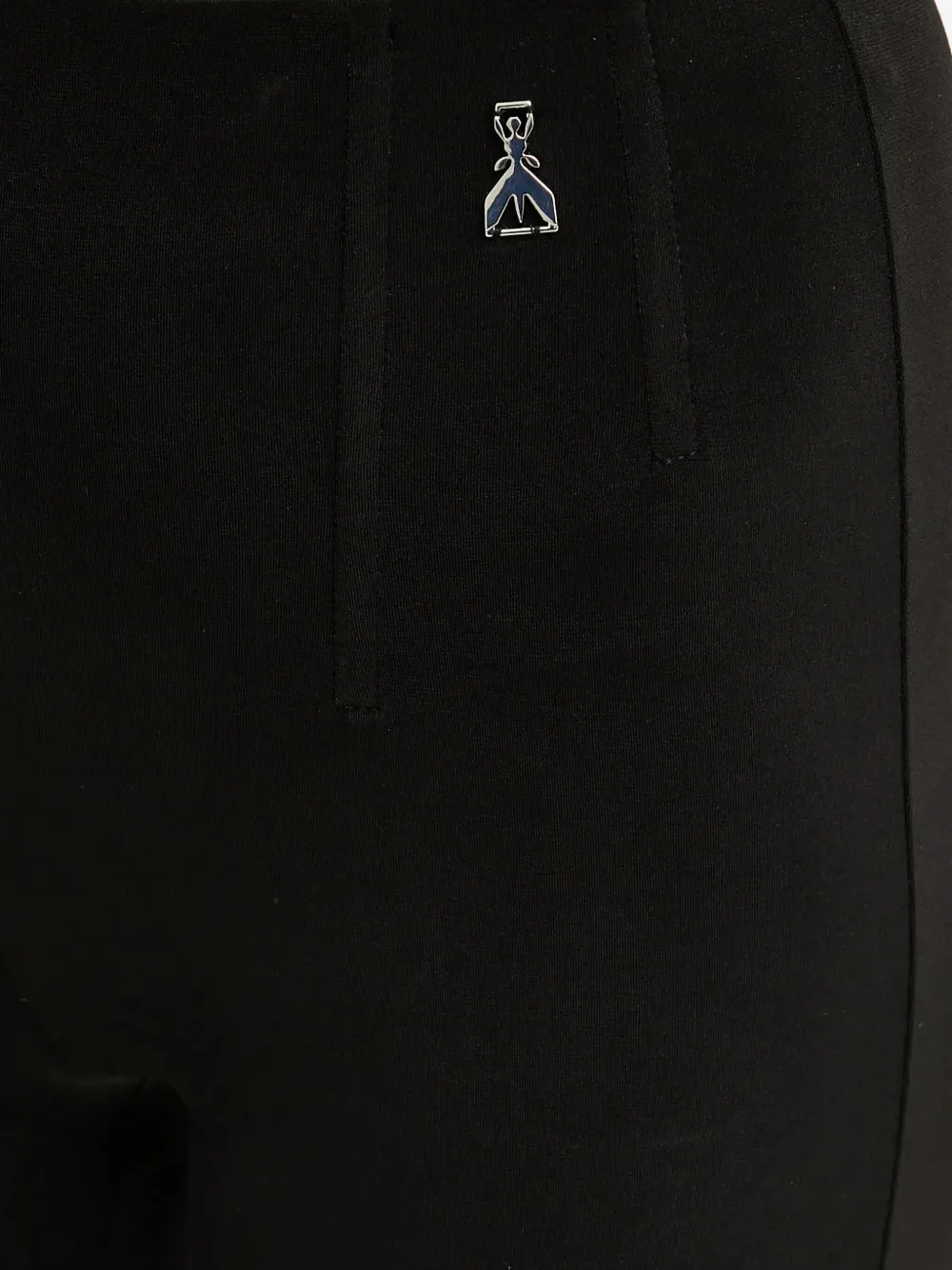Patrizia Pepe Broek met logo Zwart