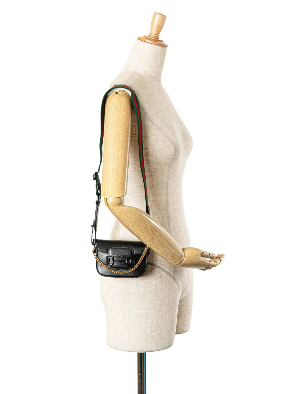 2000-2015 Mini Leather Horsebit 1955 Web Satchel