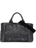 Prada Pre-Owned 2010-2024 Denim Canapa Bijoux satchel - Blue