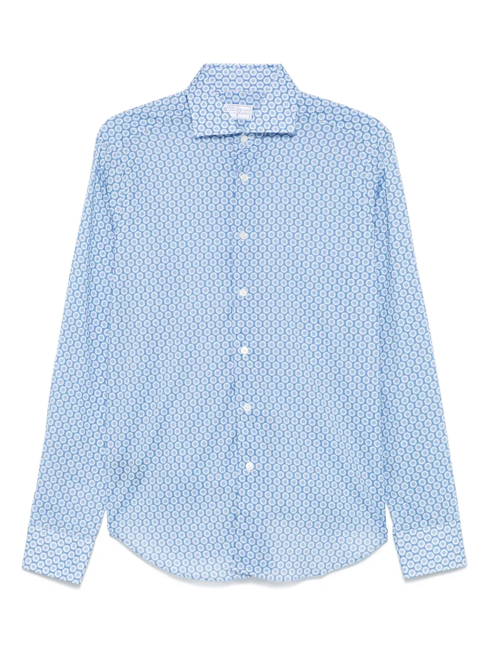 Fedeli Hemd mit Blumen-Print | Blau | Image 1