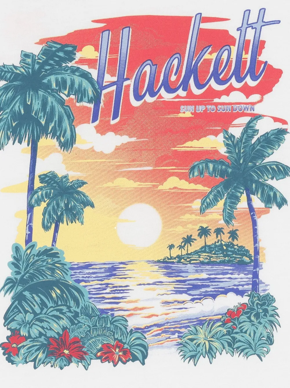 Hackett Kids T-shirt met logo Wit