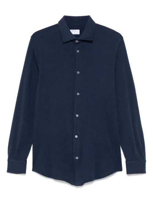 Fedeli chemise en coton - Bleu - Fedeli - Modalova