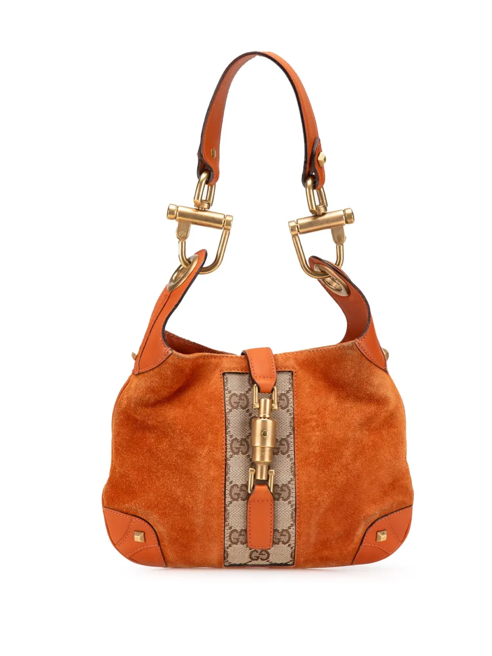 Gucci Pre-Owned 2000-2015 スエード ネイルヘッド ジャッキー