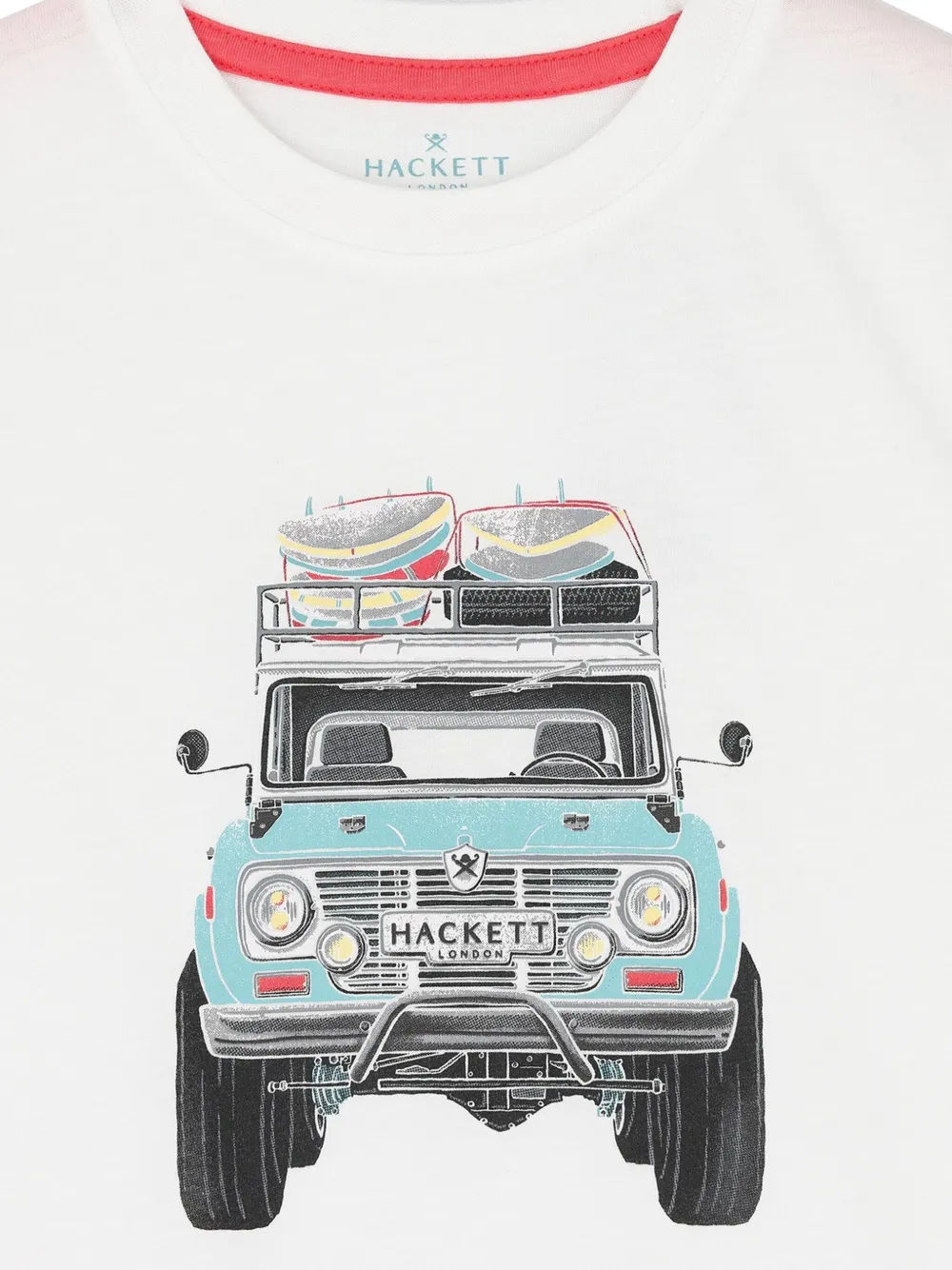 Hackett Kids T-shirt met logo Wit