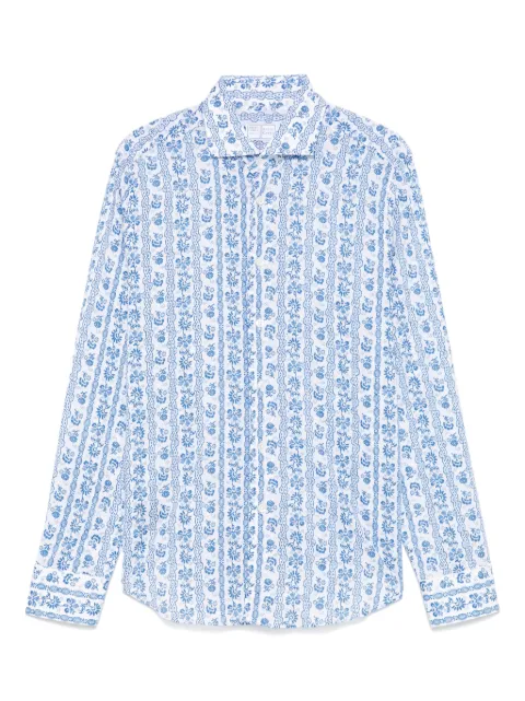 Fedeli floral-print shirt