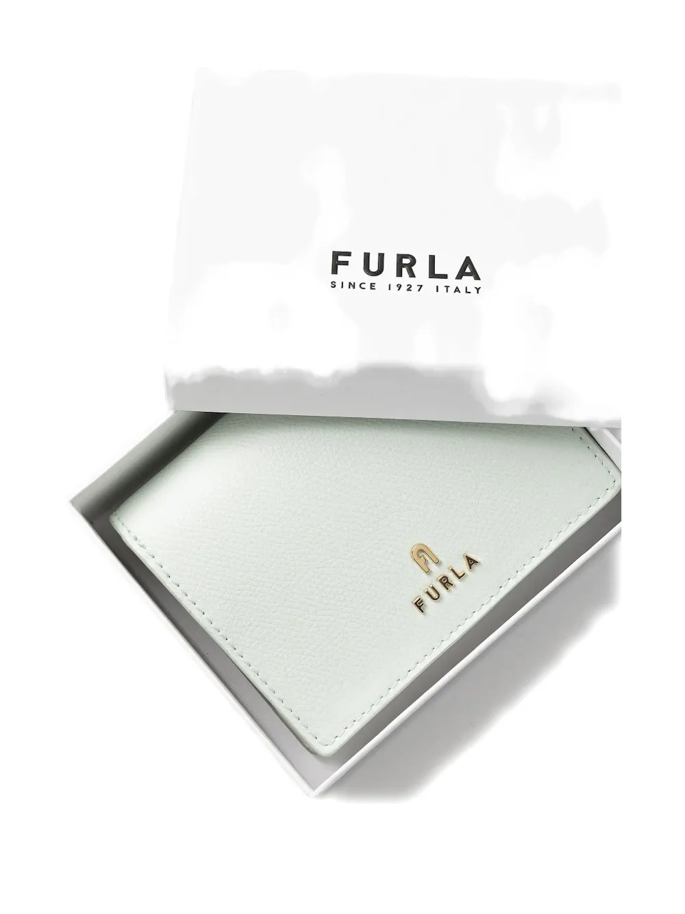 Furla Camelia S leren portemonnee Wit