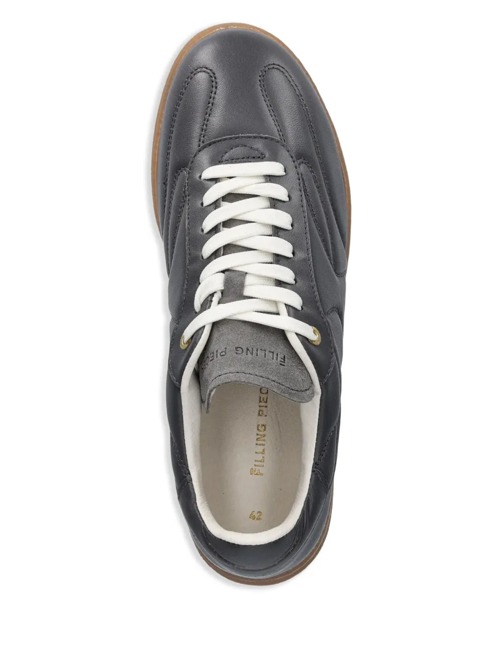 Filling Pieces Sprinter Dice leather sneakers Grey